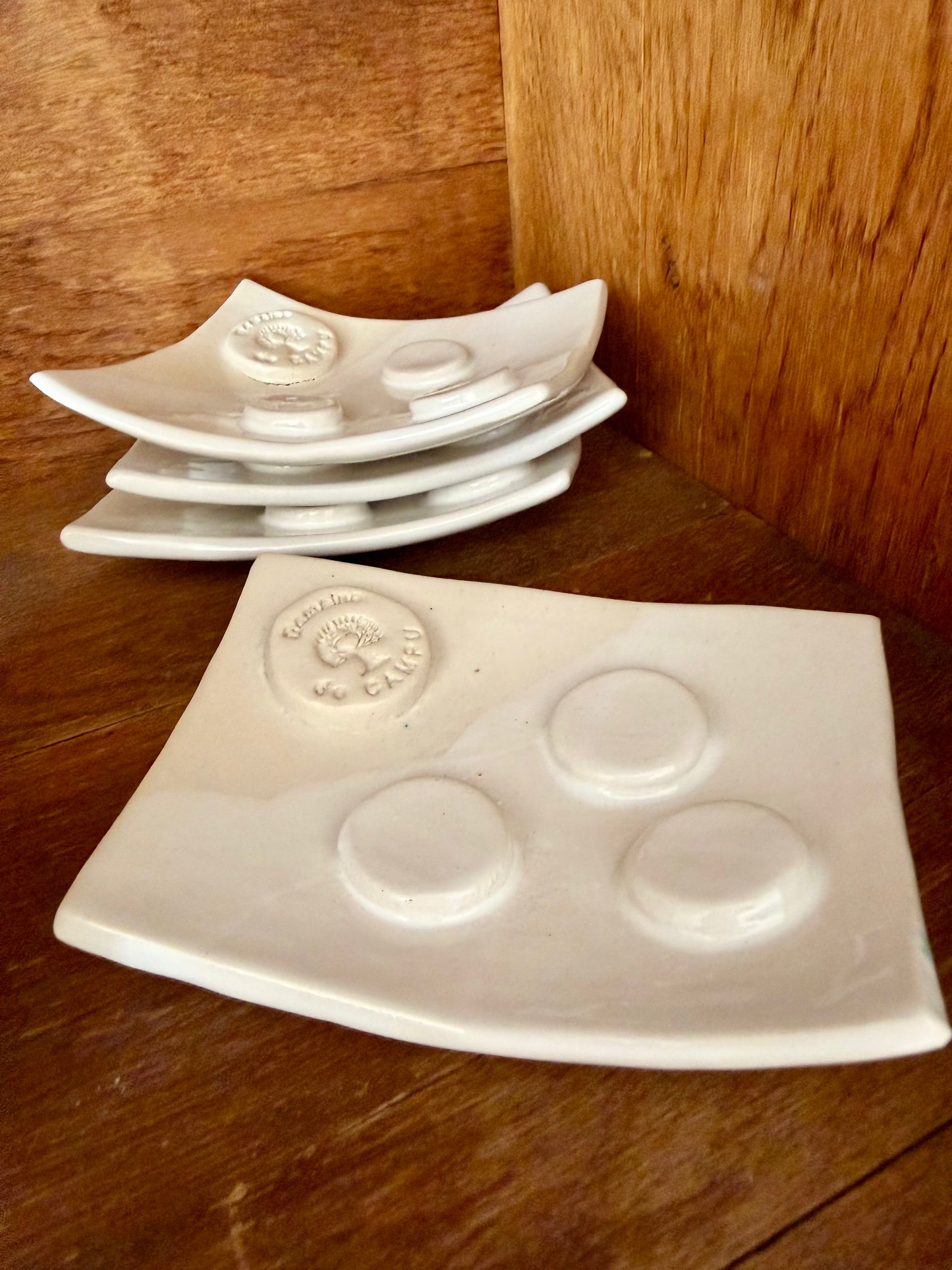 Porte savon en céramique - pièce unique - artisanale